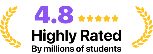 4.8 Highly Rated By millions of students