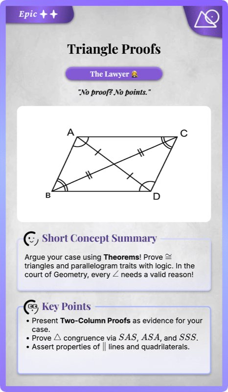 Proofs Involving Angles  Segments  Triangles  and Parallelograms rendered