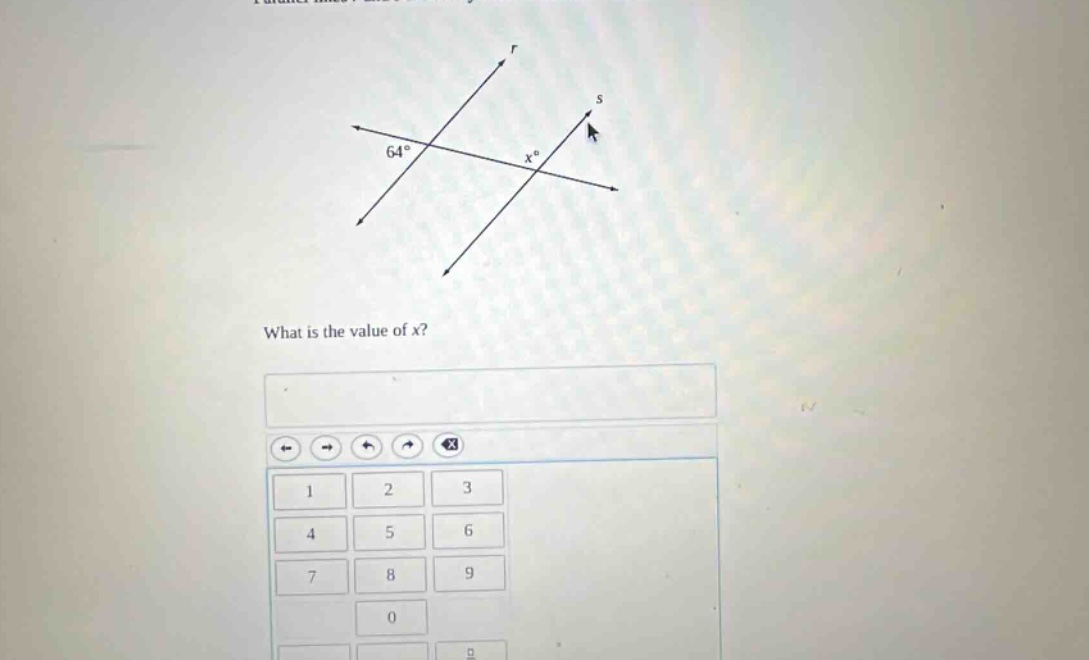 what is the value of x?