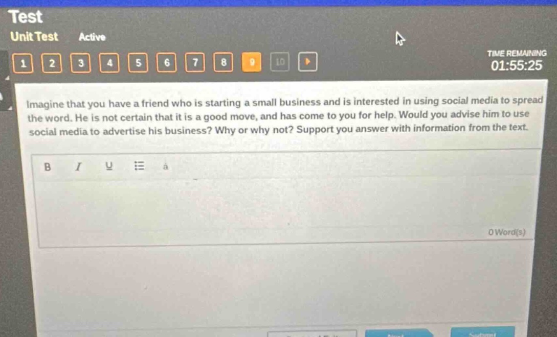 imagine that you have a friend who is starting a small business and is interested in using social media to spread the word. he is not certain that it is a good move, and has come to you for help. would you advise him to use social media to advertise his business? why or why not? support you answer with information from the text.