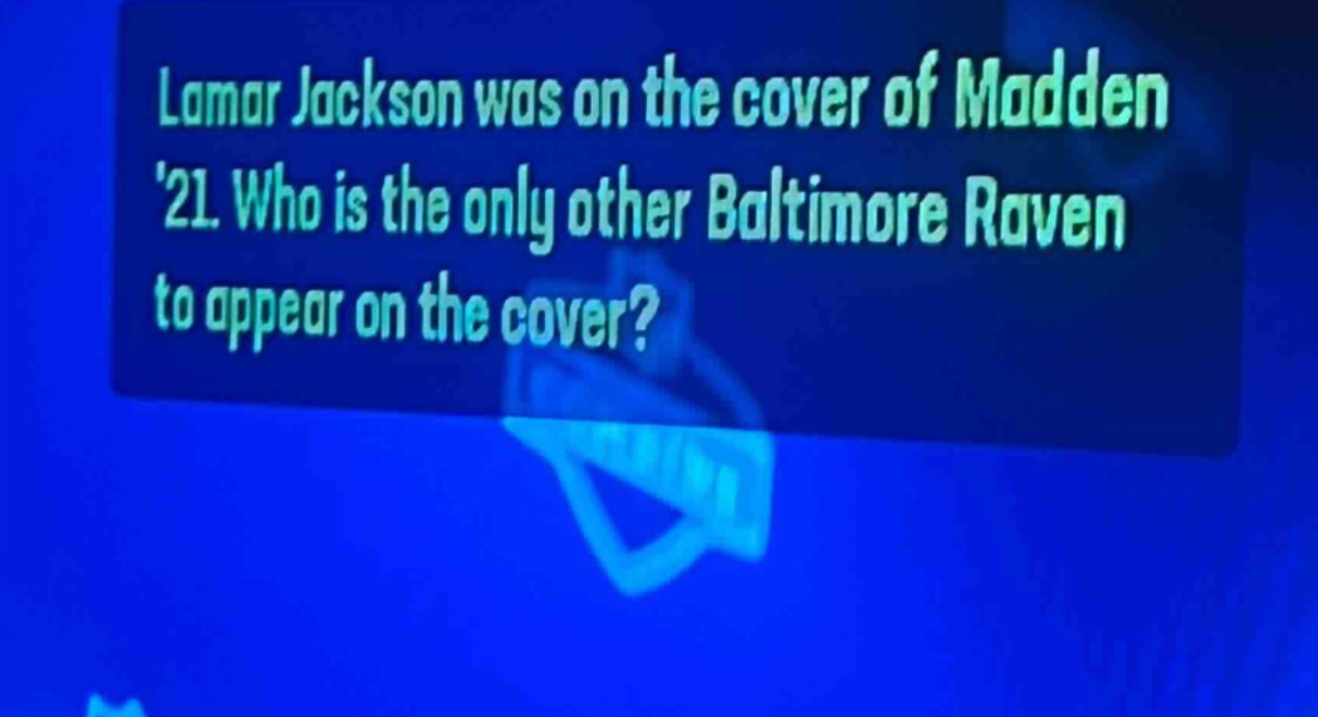 lamar jackson was on the cover of madden 21. who is the only other baltimore raven to appear on the cover?