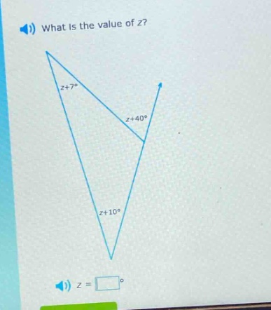 what is the value of z? z =