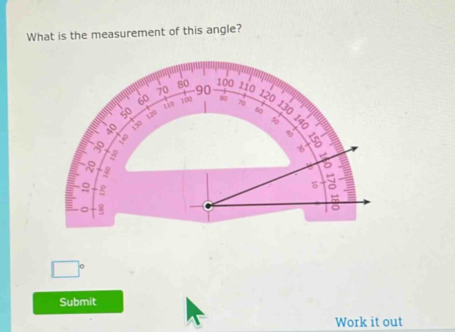 what is the measurement of this angle?