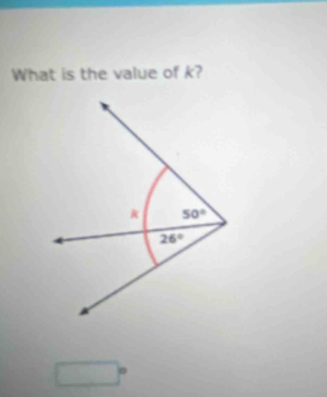what is the value of k?