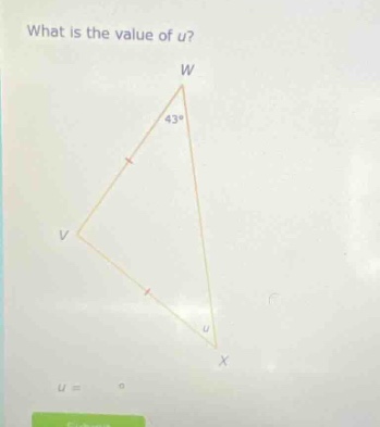 what is the value of u?