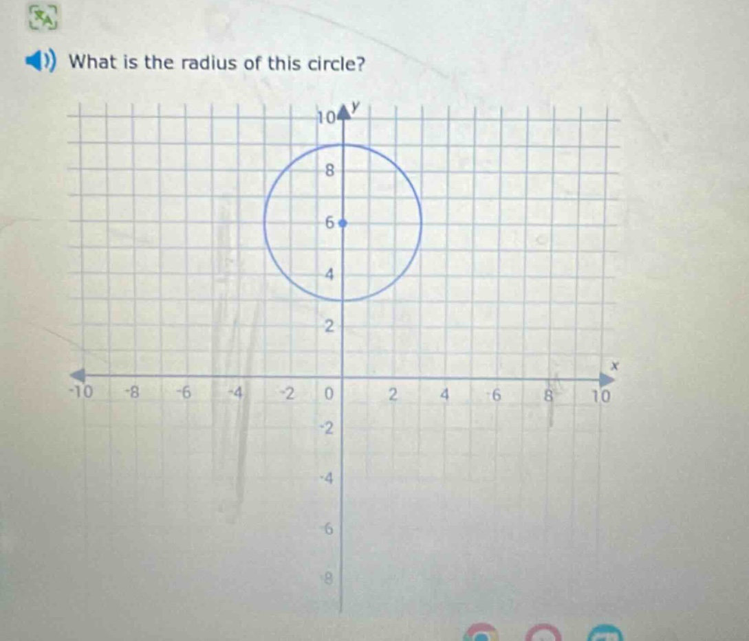 what is the radius of this circle?