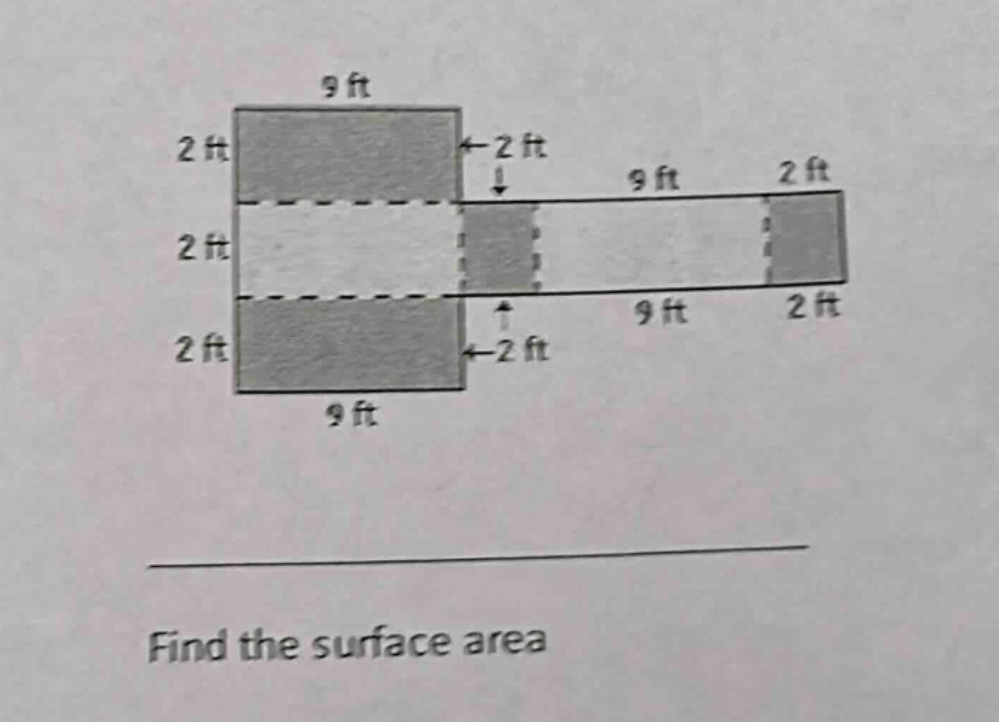 find the surface area