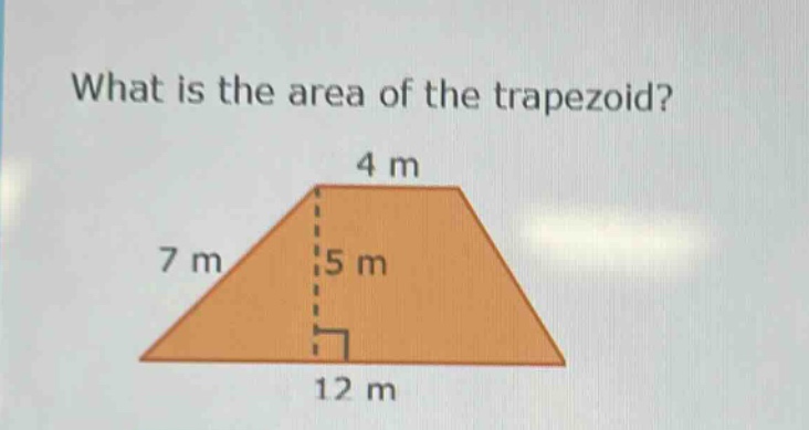 what is the area of the trapezoid?
