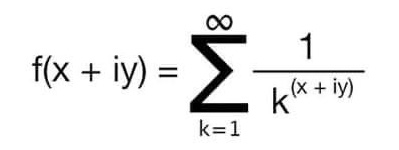 f(x + iy)=∑(k = 1 to ∞)1/k^(x + iy)