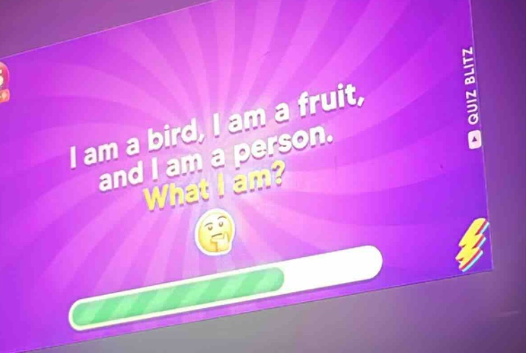 i am a bird, i am a fruit, and i am a person. what i am?