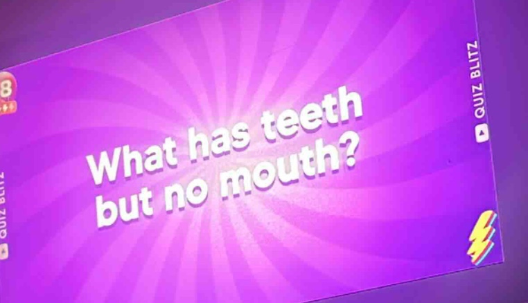 what has teeth but no mouth?