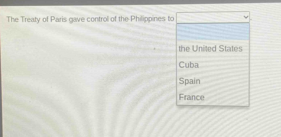 the treaty of paris gave control of the philippines to the united states cuba spain france