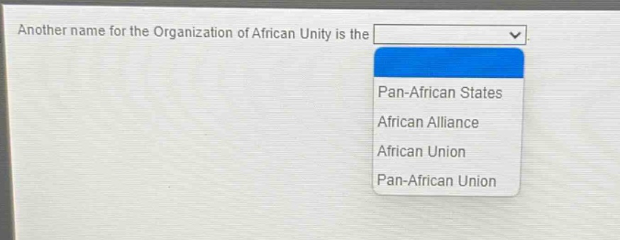 another name for the organization of african unity is the pan - african states african alliance african union pan - african union