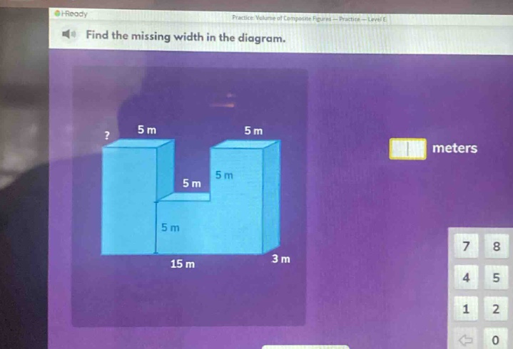 find the missing width in the diagram.