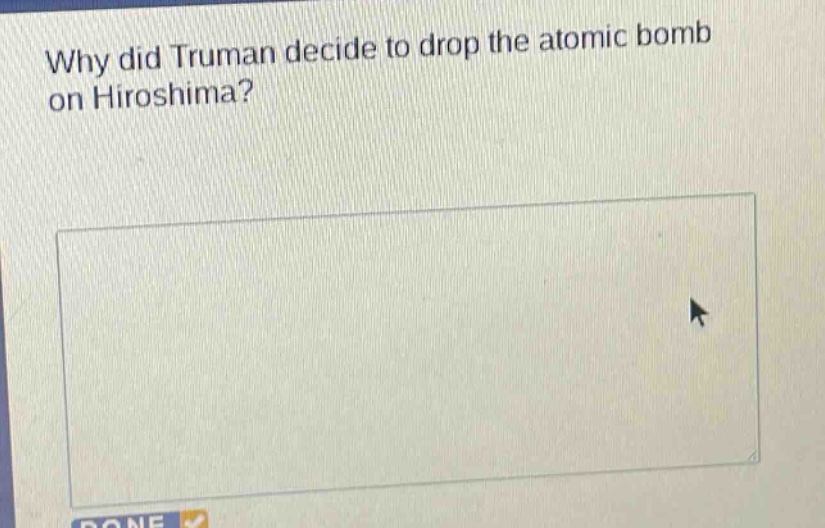 why did truman decide to drop the atomic bomb on hiroshima?