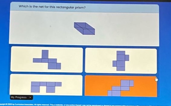 which is the net for this rectangular prism?