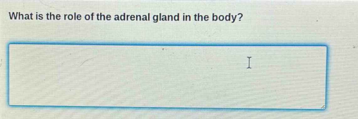 what is the role of the adrenal gland in the body?