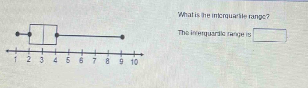 what is the interquartile range? the interquartile range is