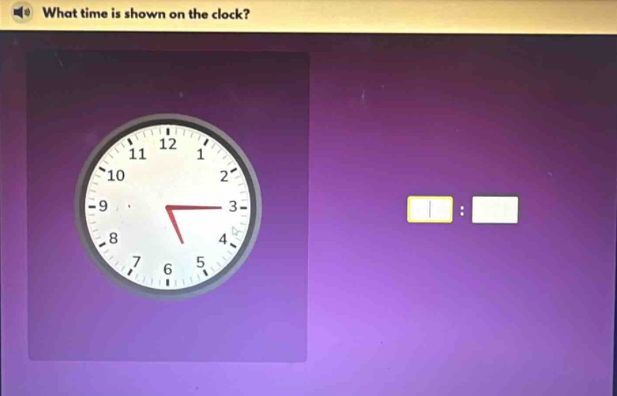 what time is shown on the clock?