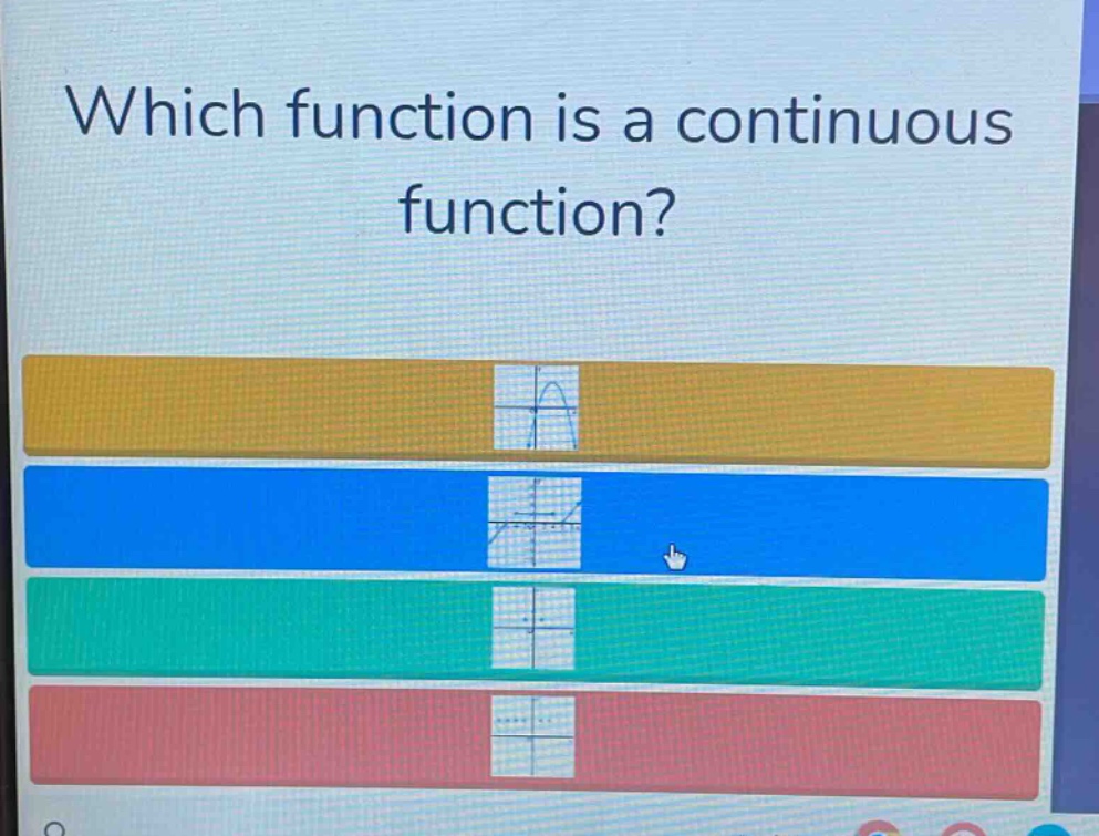 which function is a continuous function?