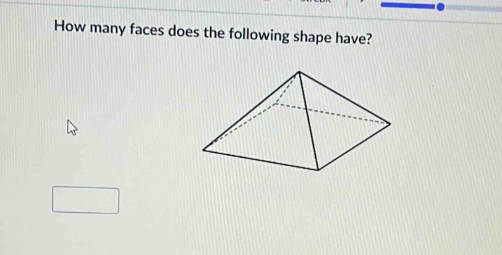 how many faces does the following shape have?