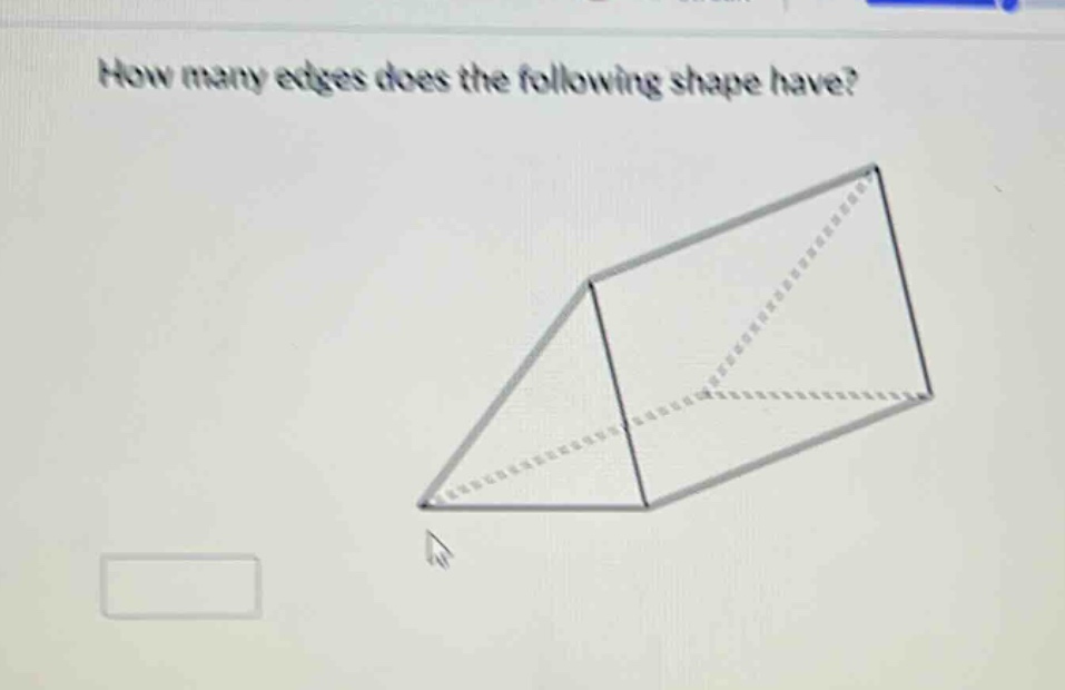 how many edges does the following shape have?