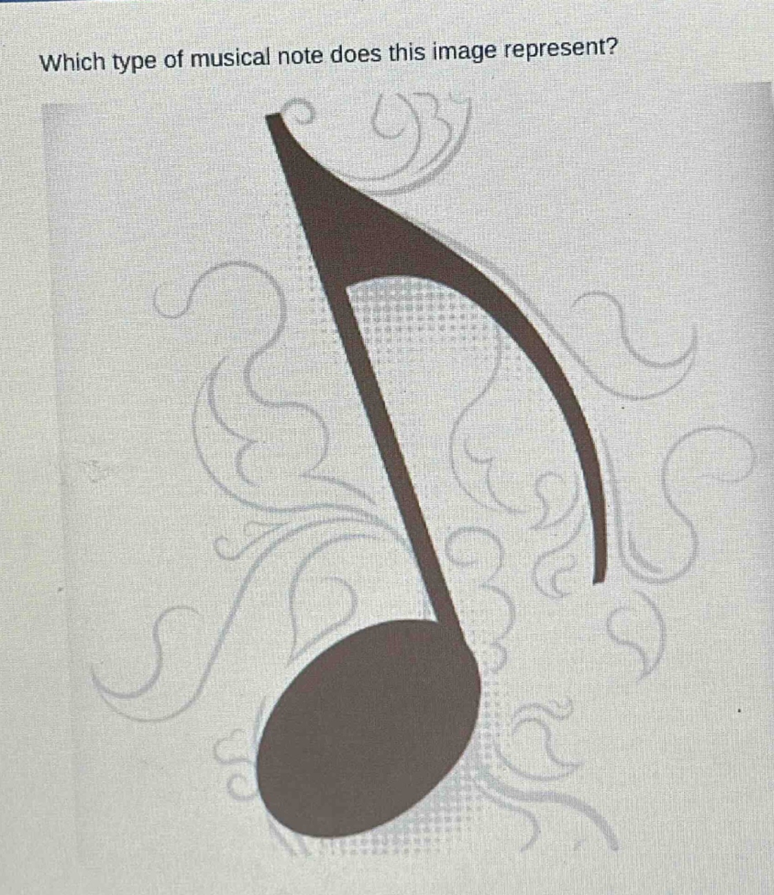 which type of musical note does this image represent?