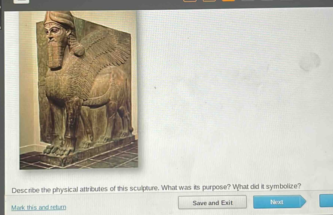 describe the physical attributes of this sculpture. what was its purpose? what did it symbolize?