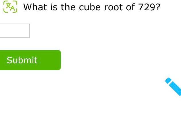 what is the cube root of 729?