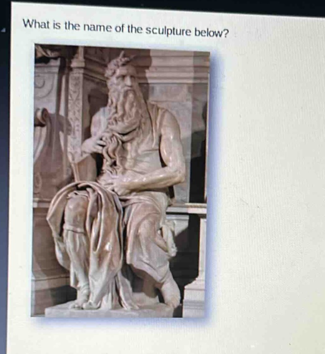 what is the name of the sculpture below?