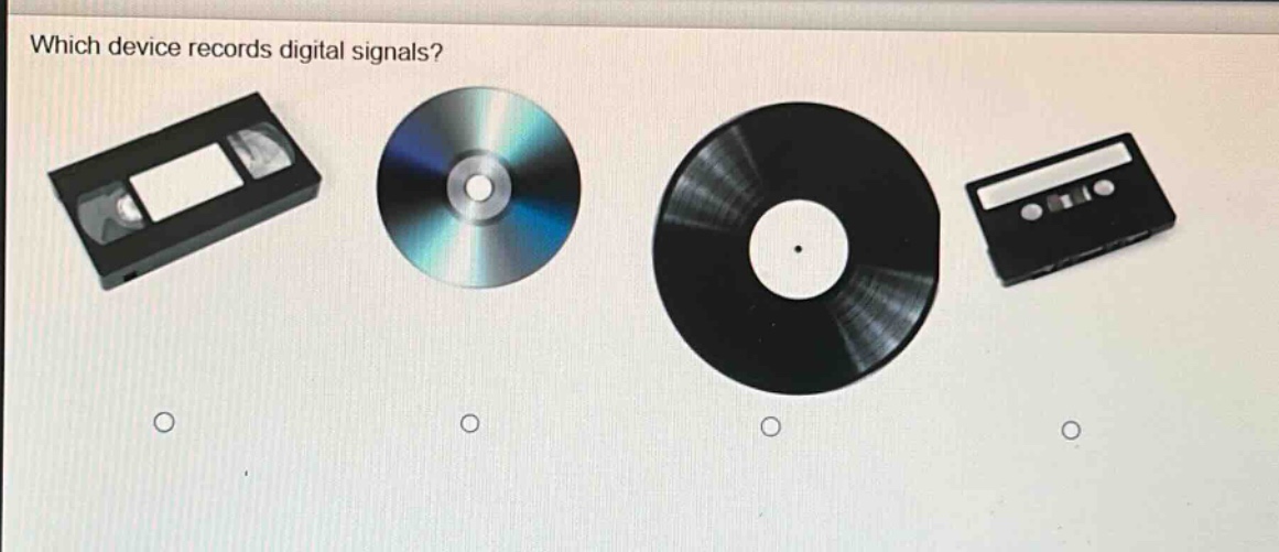 which device records digital signals?