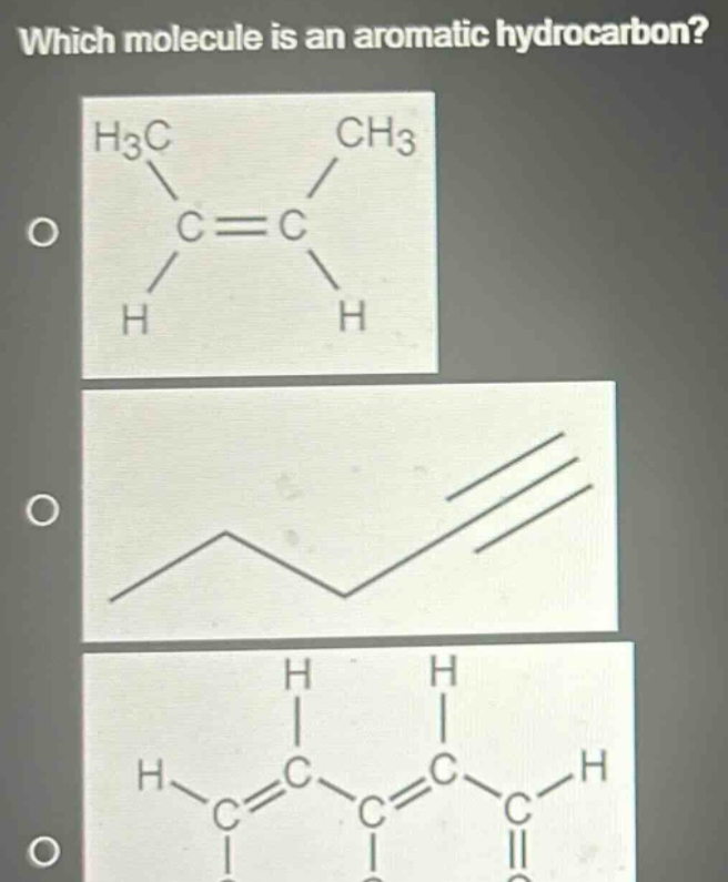 which molecule is an aromatic hydrocarbon?