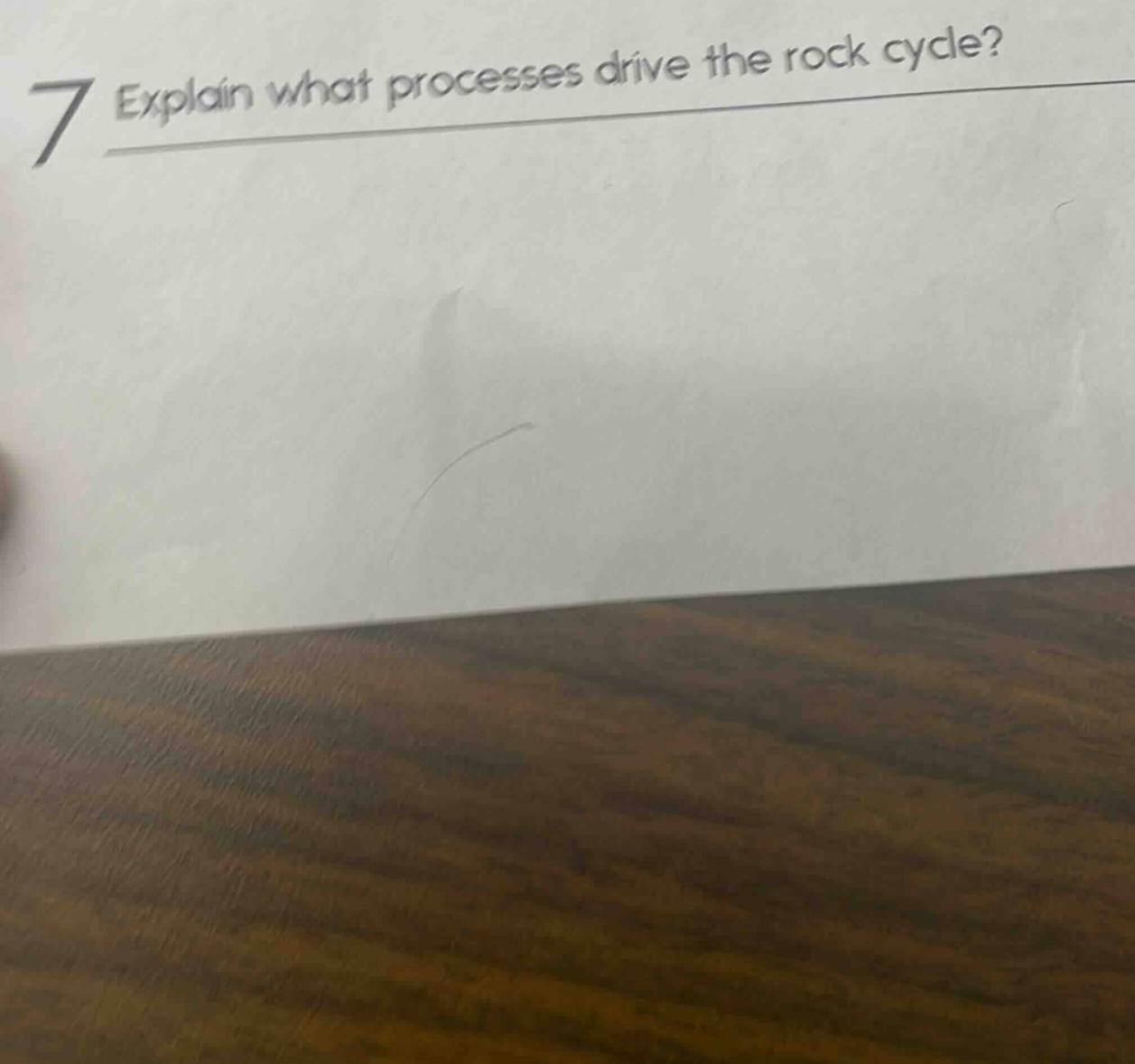 7 explain what processes drive the rock cycle?
