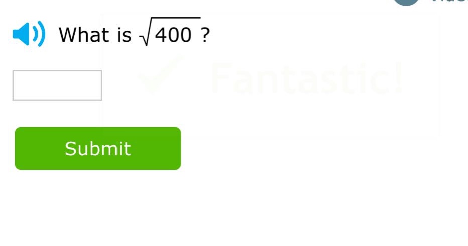 what is $sqrt{400}$?