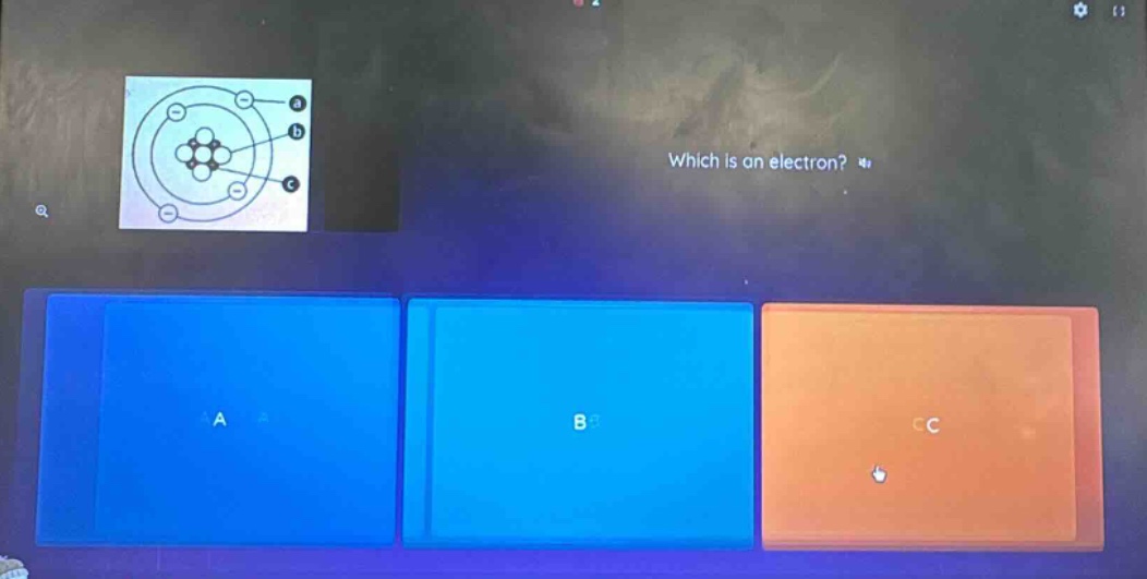 which is an electron?