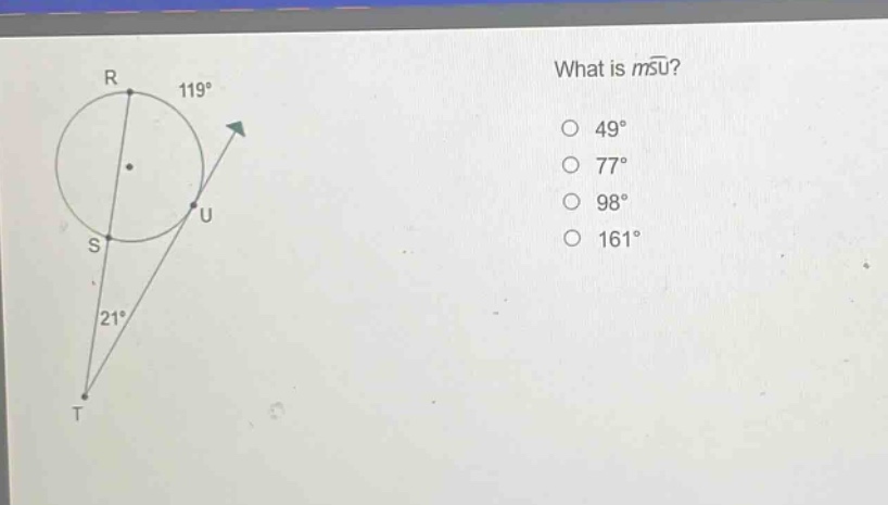 what is msu?\n49°\n77°\n98°\n161°