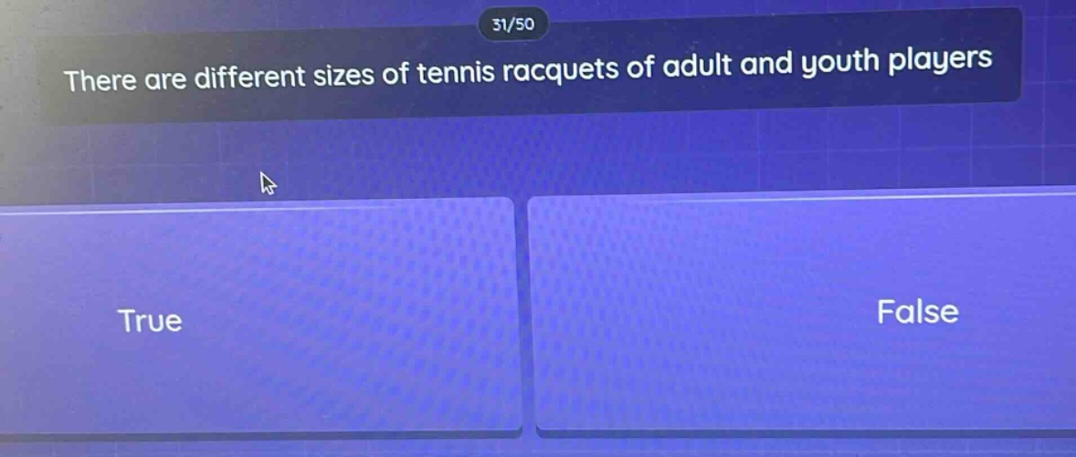 there are different sizes of tennis racquets of adult and youth players