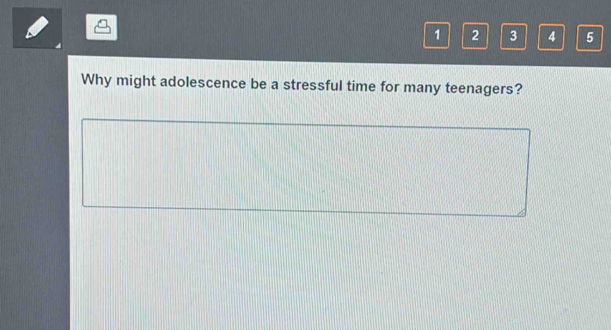 why might adolescence be a stressful time for many teenagers?