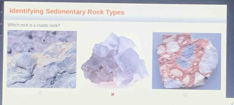 identifying sedimentary rock types\nwhich rock is a clastic rock?