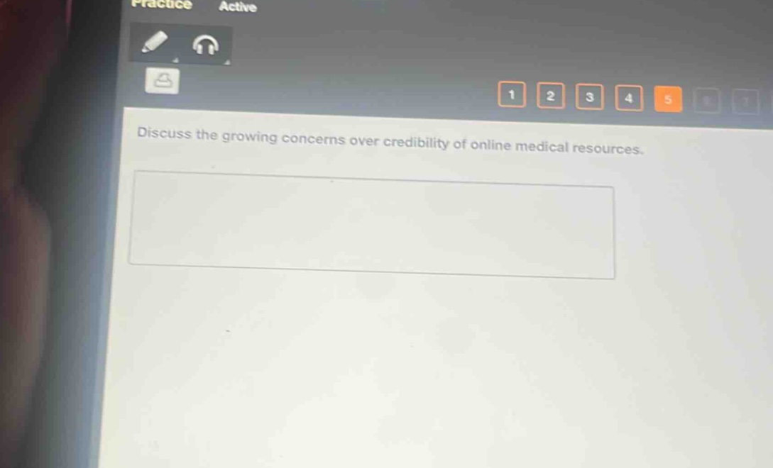 discuss the growing concerns over credibility of online medical resources.