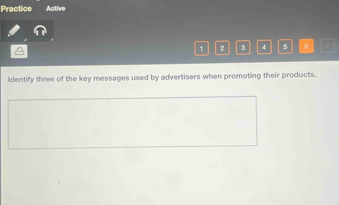 identify three of the key messages used by advertisers when promoting their products.