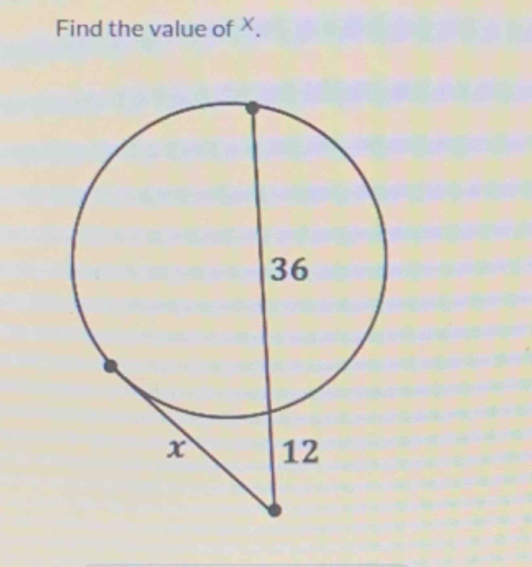 find the value of $x$.