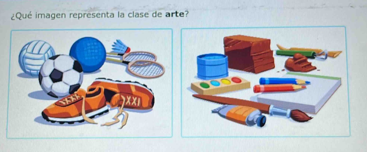 ¿qué imagen representa la clase de arte?