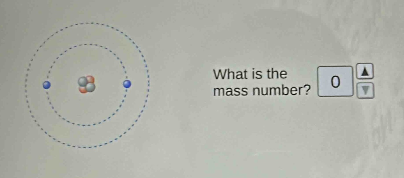 what is the mass number? 0