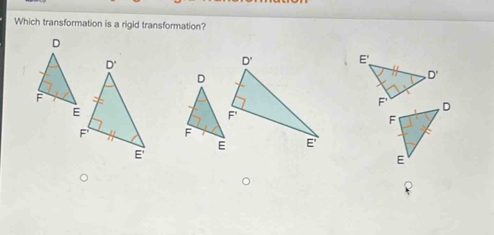 which transformation is a rigid transformation?