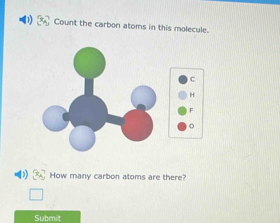 count the carbon atoms in this molecule. how many carbon atoms are there?