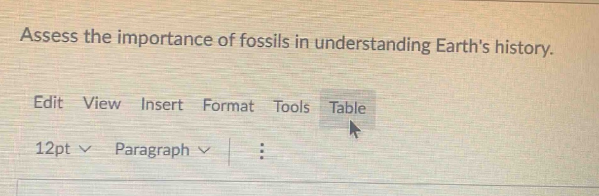 assess the importance of fossils in understanding earths history.