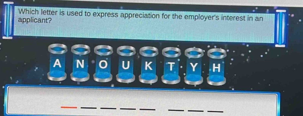 which letter is used to express appreciation for the employers interest in an applicant?