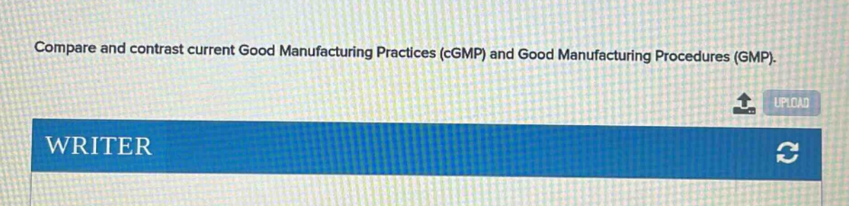compare and contrast current good manufacturing practices (cgmp) and good manufacturing procedures (gmp).