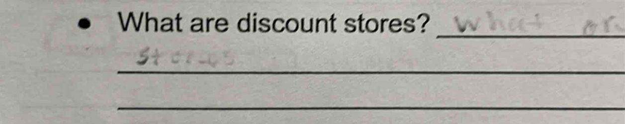 what are discount stores?